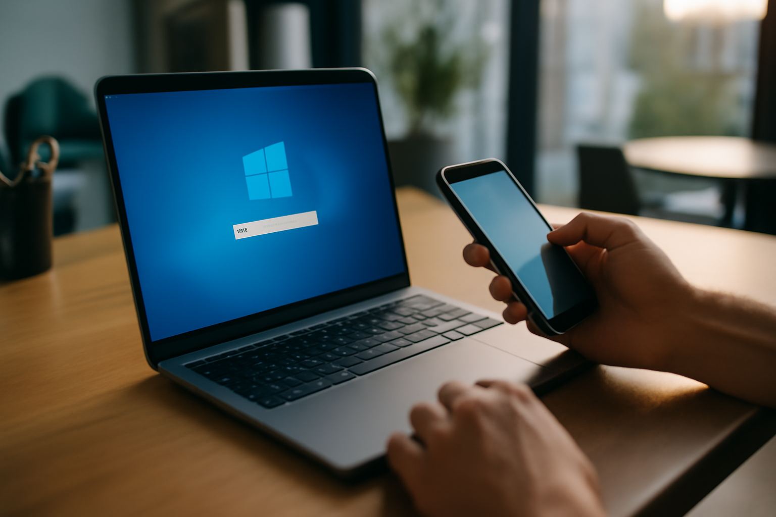 Comment mettre un mot de passe sur ordinateur : écran de verrouillage Windows et champ de mot de passe