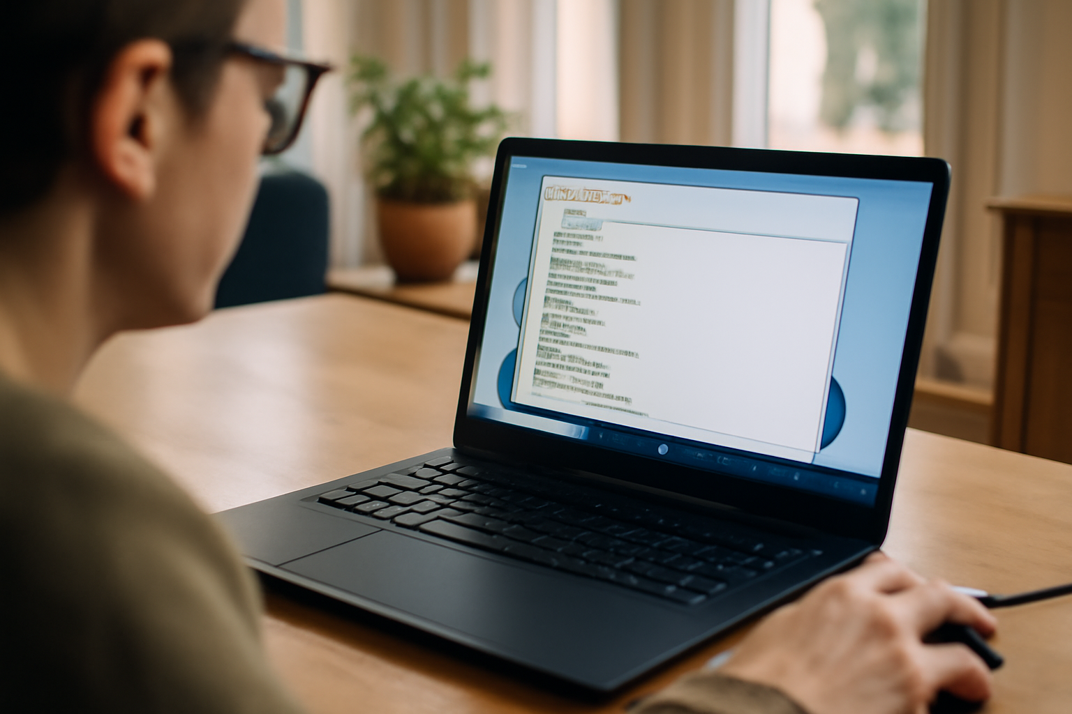 Driver mettre a jour sur Windows : Gestionnaire de périphériques affichant un périphérique à mettre à jour