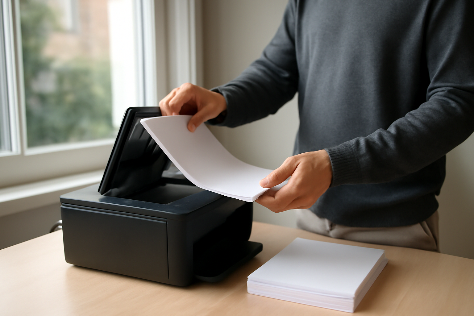 Scanner multiple sur bureau avec documents prêts pour un PDF en une seule session