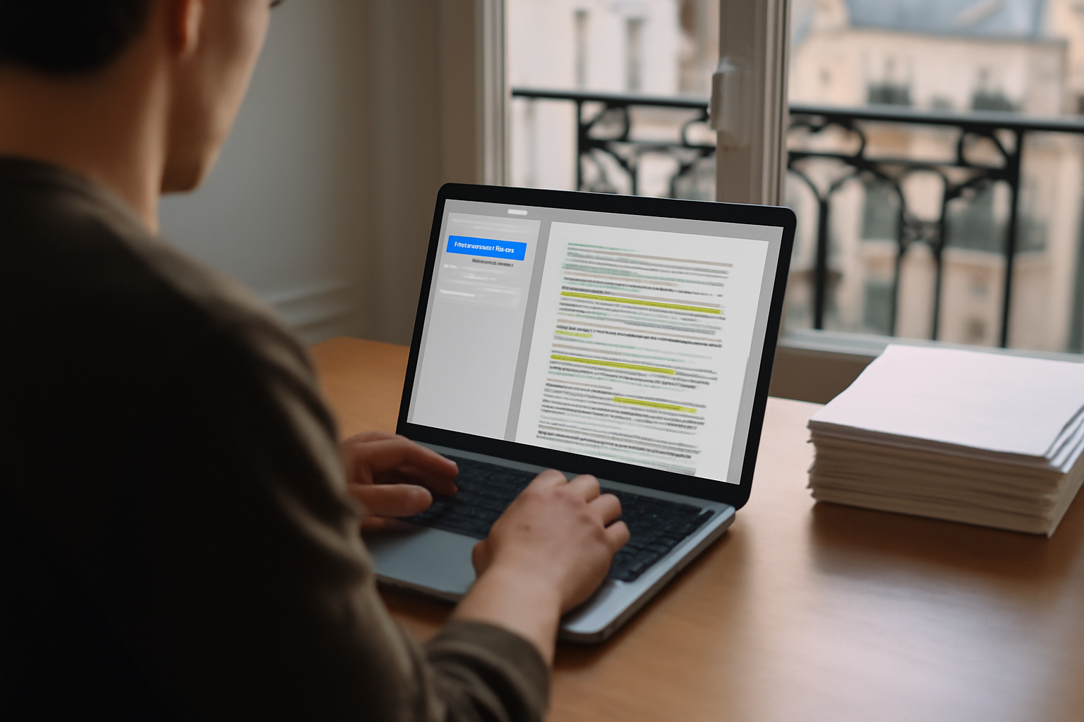 chatpdf sur un écran : discussion avec un PDF et citations