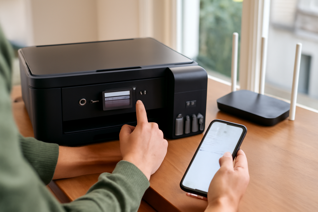 Comment connecter une imprimante Epson en Wi‑Fi