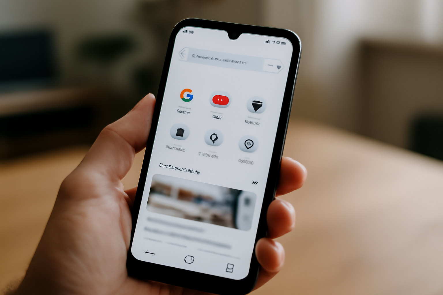 Interface de full browser sur Android : barre d’adresse, suggestions et onglets