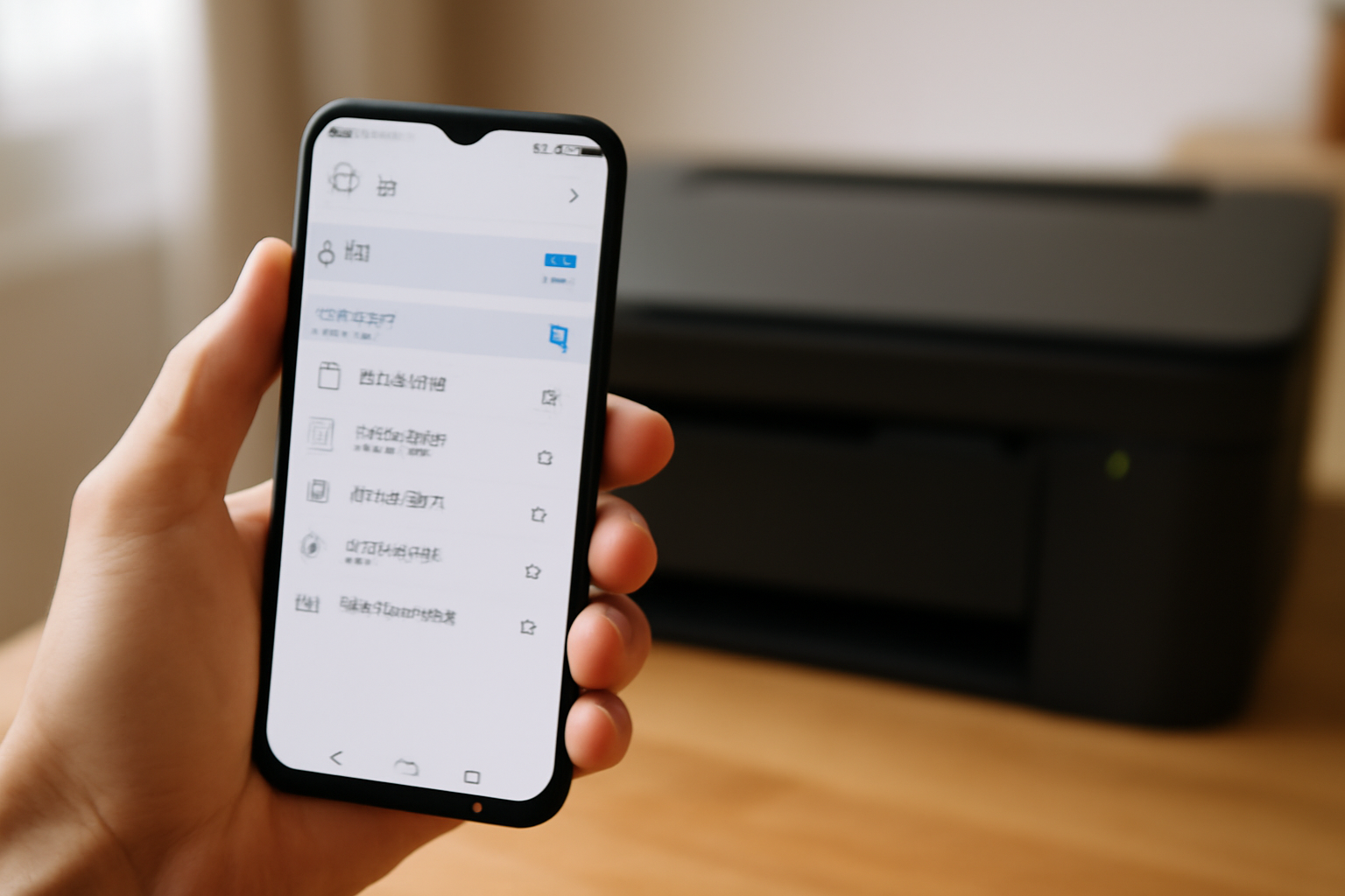Connexion Wi-Fi Direct imprimer wifi direct depuis un téléphone Android sur le réseau de l’imprimante