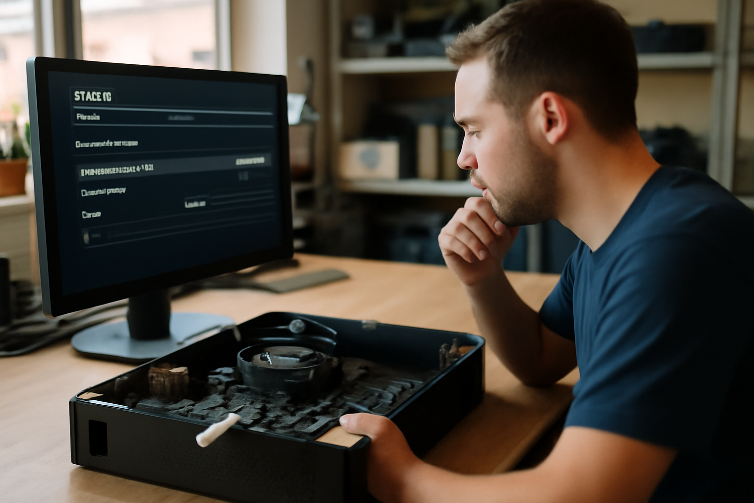 Mettre bios a jour sur PC Windows : écran UEFI et clé USB FAT32 branchée