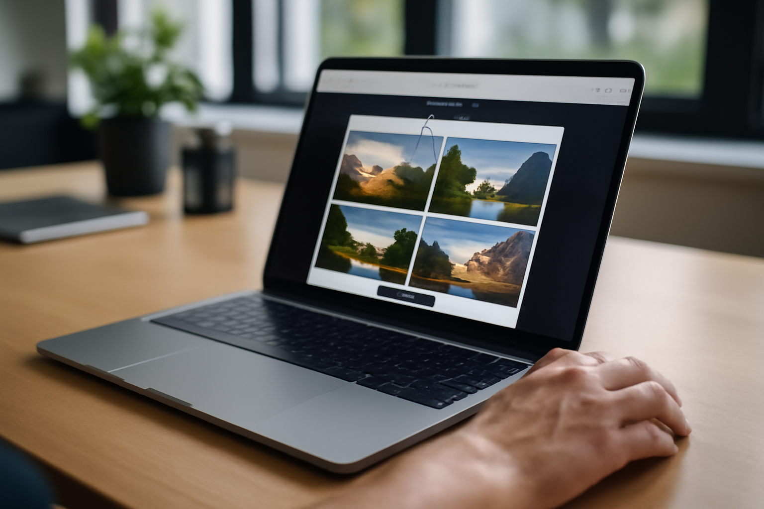 pixai : interface de génération d’images IA sur ordinateur, bouton Generate visible