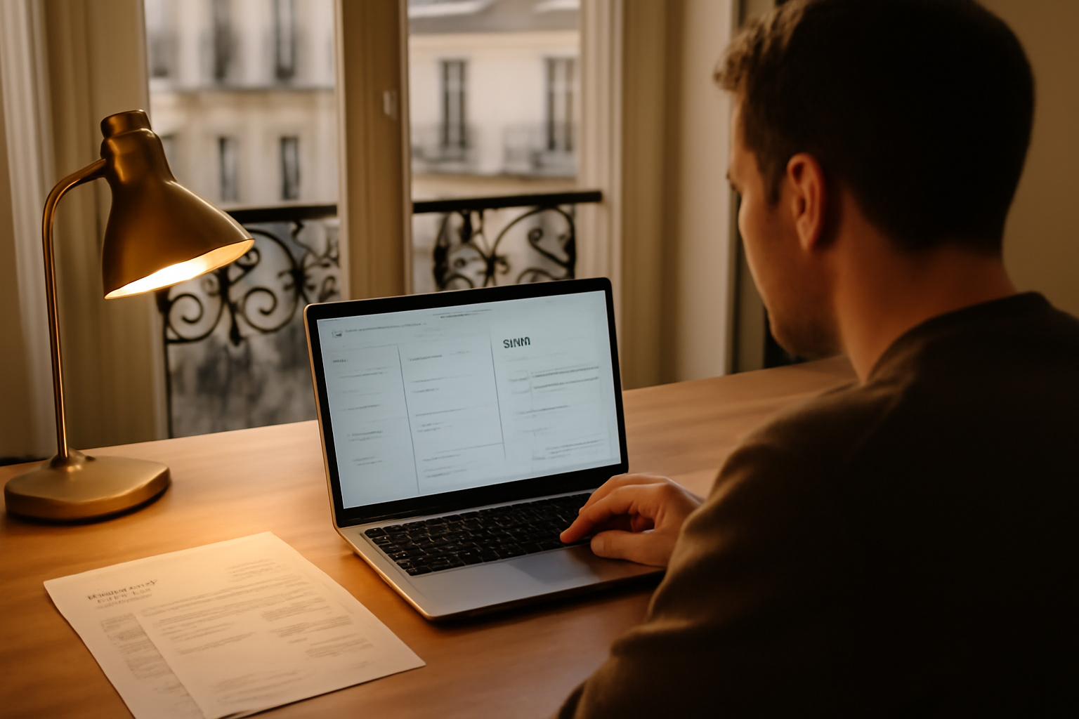 tiime ae sur un écran : factures en ligne pour auto-entrepreneur