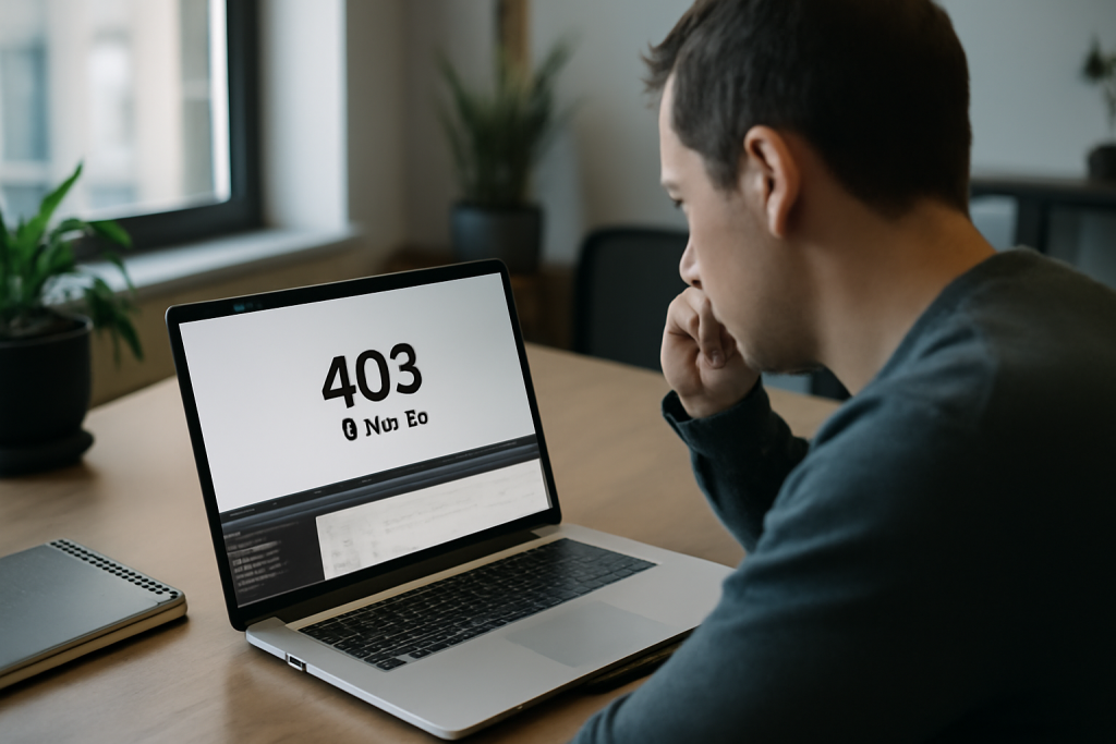 403 denied : comprendre et corriger l’erreur