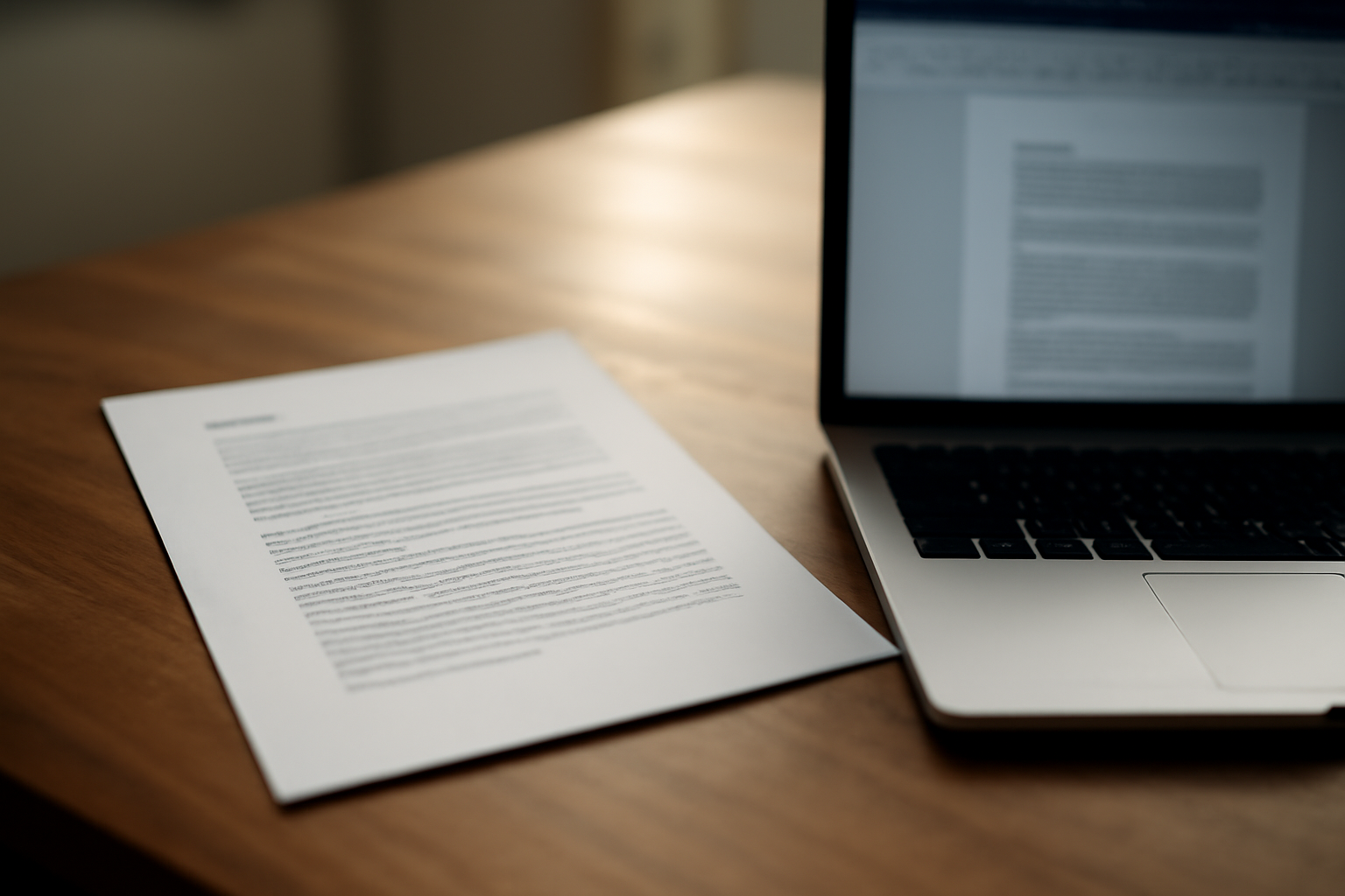 Document Word avec symbole attention ⚠ correctement affiché dans une liste d'avertissements