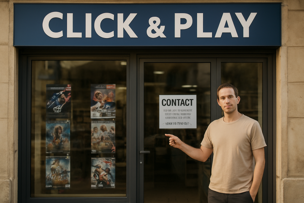 Click & Play : vente de jeux et consoles près de vous