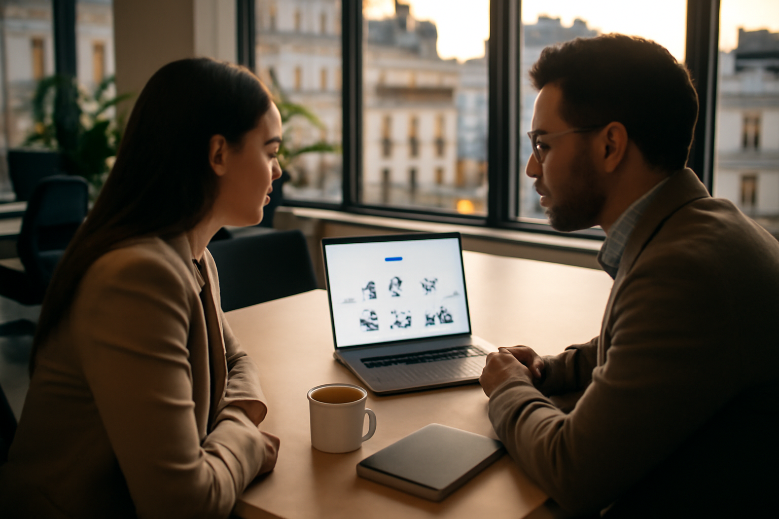 power automate c’est quoi : personne au bureau utilisant un écran avec un workflow Microsoft